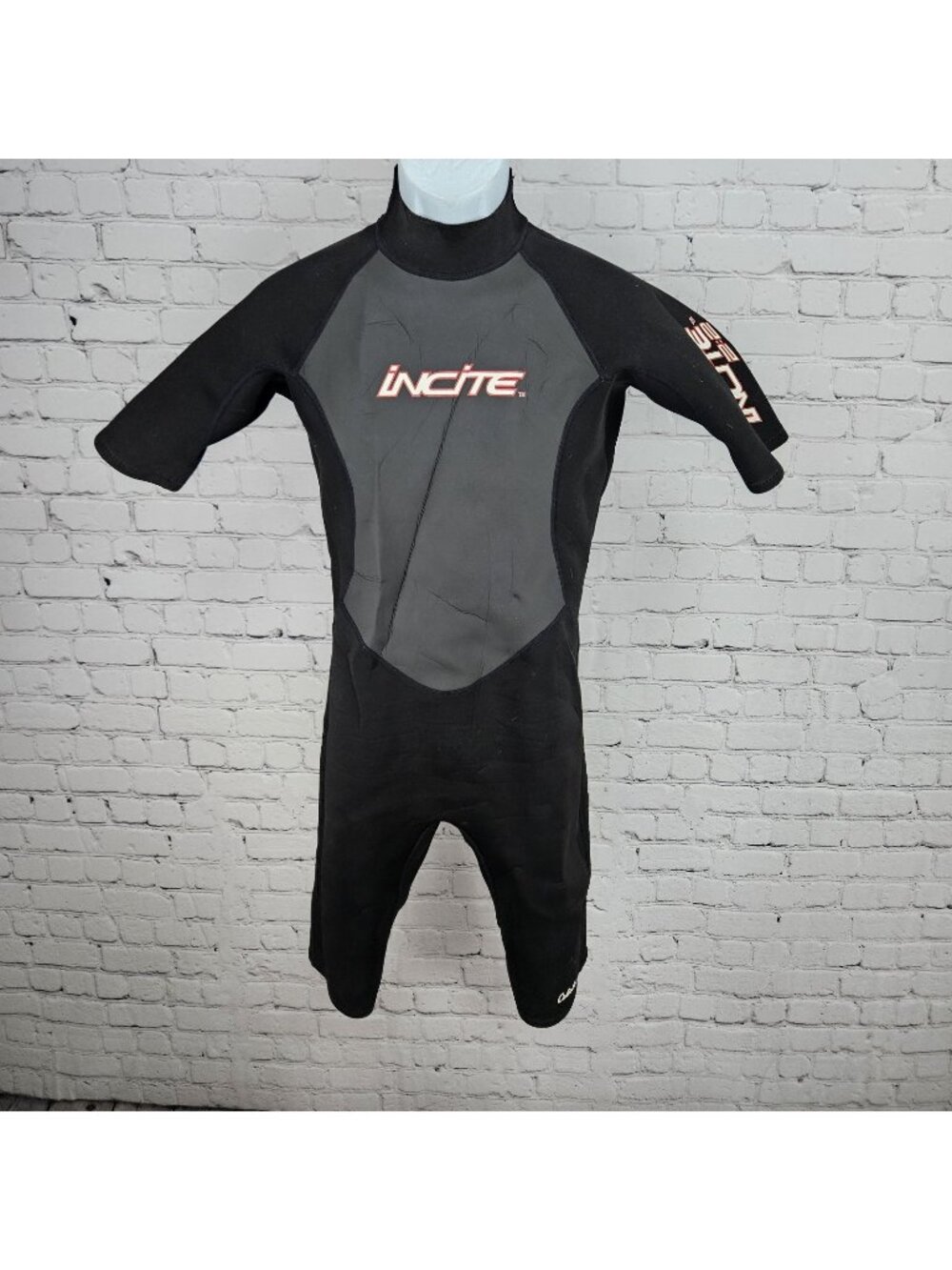 Incite Cabela's Black 2:2 Aqualite Short Sleeve Shorty Springsuit Wetsuit Large